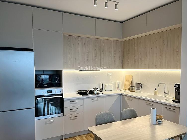 Apartament nou 2 camere Baneasa Pta Presei Straulesti, terasa 8 mp, la cheie!