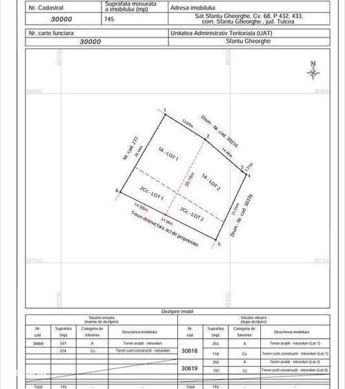 Teren de vanzare ,Sfantu Gheorghe ,Tulcea - 1