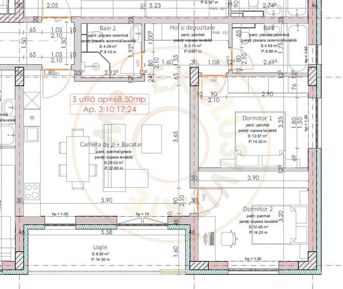 De vânzare apartament 2 camere Smarald City Satu Mare - 3