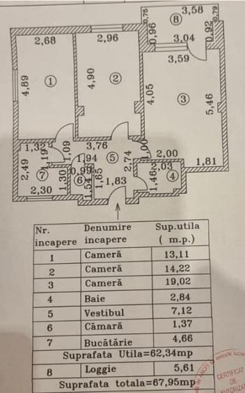 Apartament 3 camere Pta Romana, vedere spre parcul din spate, spatios decomandat - 14