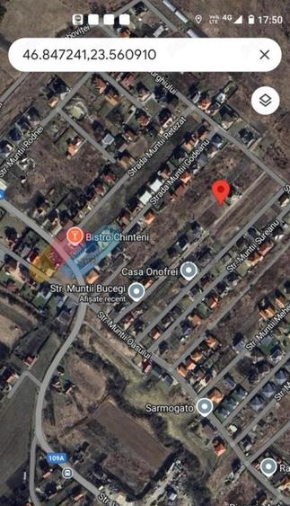 Teren intravilan Chinteni 608mp - 1