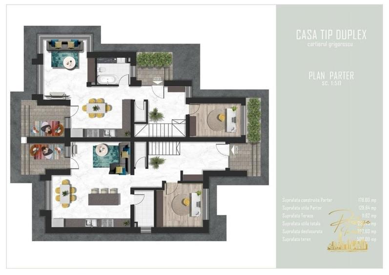 Casa tip Duplex in regim P+E de vanzare in cart. Grigorescu-Oradea - 6