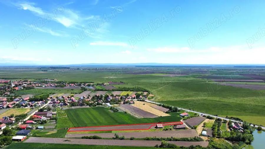 Teren intravilan 2.500 mp in Boghis | Ideal pentru casa sau pensiune | langa balta de pescuit - 3