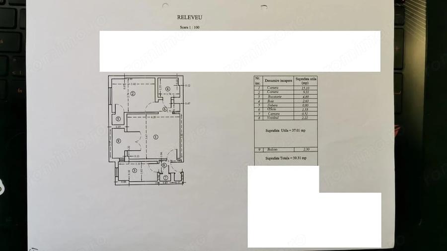 Apartament cu 2 camere semidecomandat în Universitate