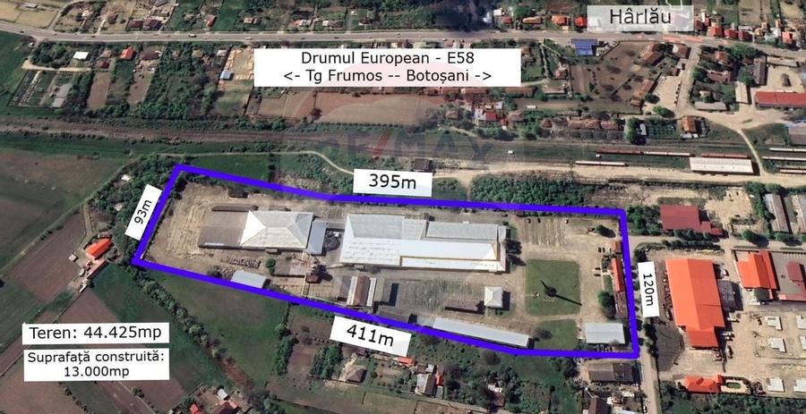 Teren Industrial de Vânzare 4.4 Ha - Zona industrială - Hârlău - 6