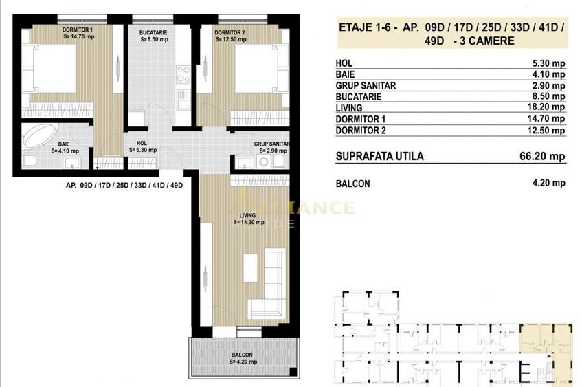 Discount 15% - 3 camere - Postalionului - Berceni - 8