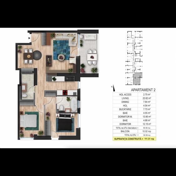 Apartament Premium |3 Camere | Panorama Lake|Sos.Bucuresti-Targoviste | Sector1 - 24