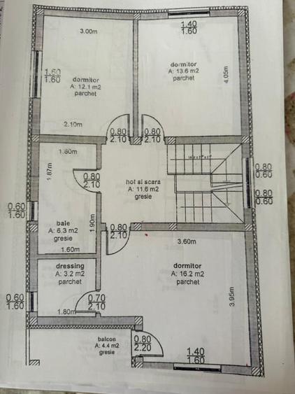 Casa individuala - 4 camere - Teren 521 mp - 6