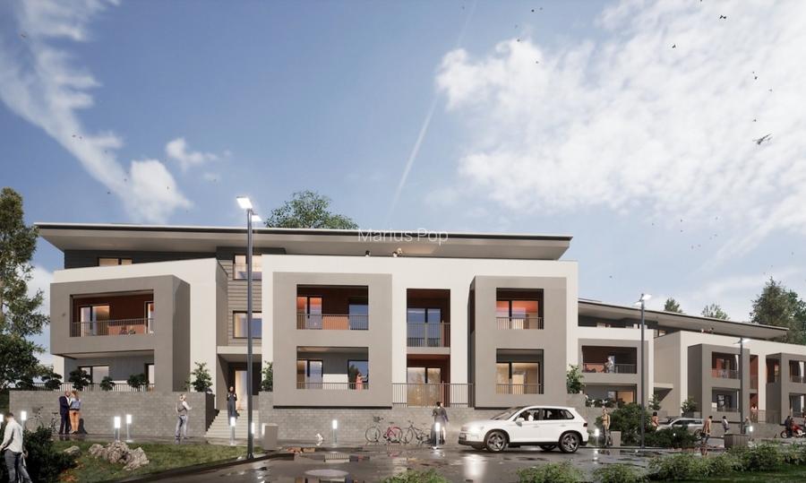 Apartament 3 camere, 60 mp, semifinisat, Apahida