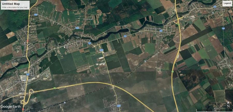 Teren Balotesti cu deschidere la padure - 1