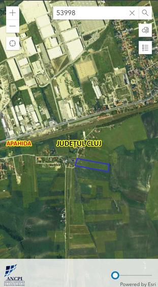 Teren de vanzare in Apahida, Cluj, 11600mp - 2