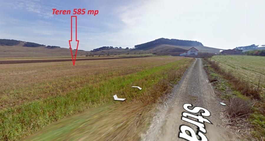 Teren intravilan de vanzare, cu vedere catre Dealul Lempes - Sanpetru - 585 mp - 5