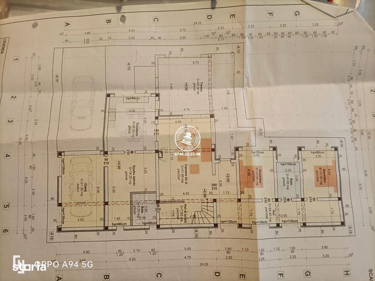 Vila 5 camere la rosu 203 mp utili, teren 800 mp Valea Lupului, Iasi - 6