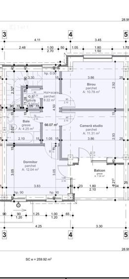 Casa insiruita, 4 camere, 95.81 mp utili, semifinisata, Zona Eroilor - 3
