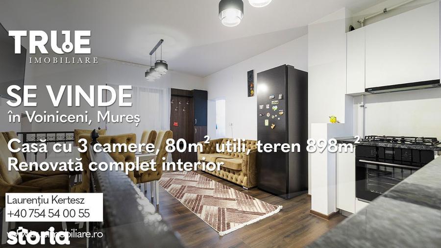 Casa cu 3 camere, 80m2 utili + teren 898m2, Voiniceni! - 2