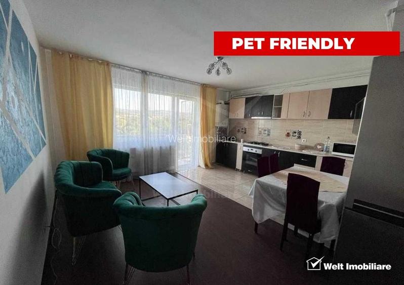 Apartament spatios de inchiriat, 3 camere, pet friendly, Zona Intre Lacuri