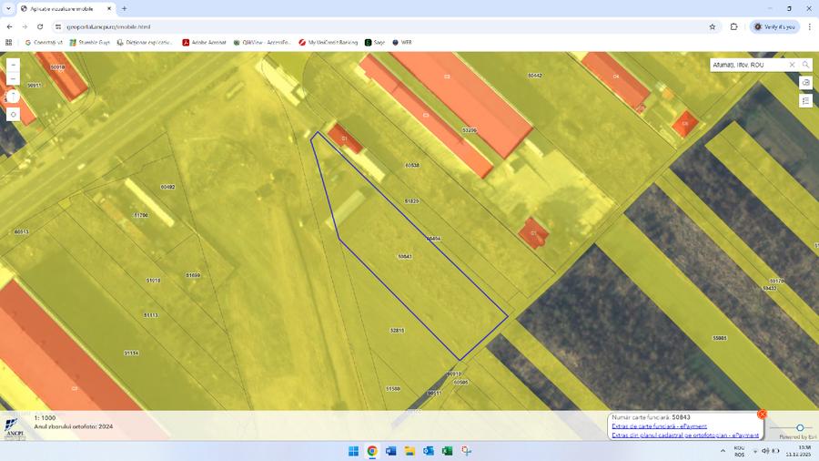 teren de vanzare Afumati cu dubla deschidere la DN2/bretea descarcare A0 - 1