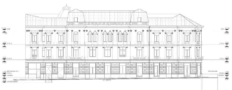 1015 MP Teren I S+P+2E I Curte Interioara I Spatii Comerciale I Front 73 ML I - 1