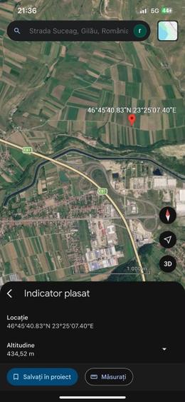 Teren agricol extravilan de 2900 mp, în Gilău