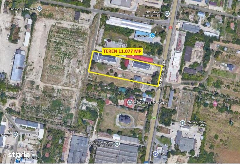 Teren industrial de vanzare DN5 Giurgiu Nord, 11.000 mp - 1