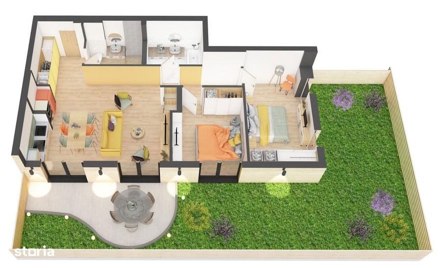 Vand apartament 3 camere+gradina, Ared-Imar - 10