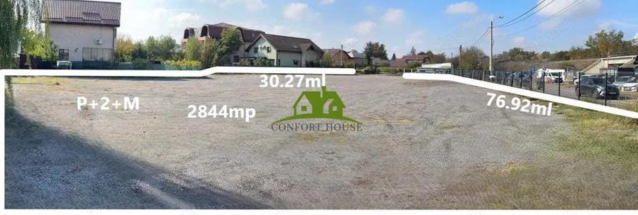 Otopeni intravilan 2.844 mp, col? stradal, deschidere dubla - C.U. - 11