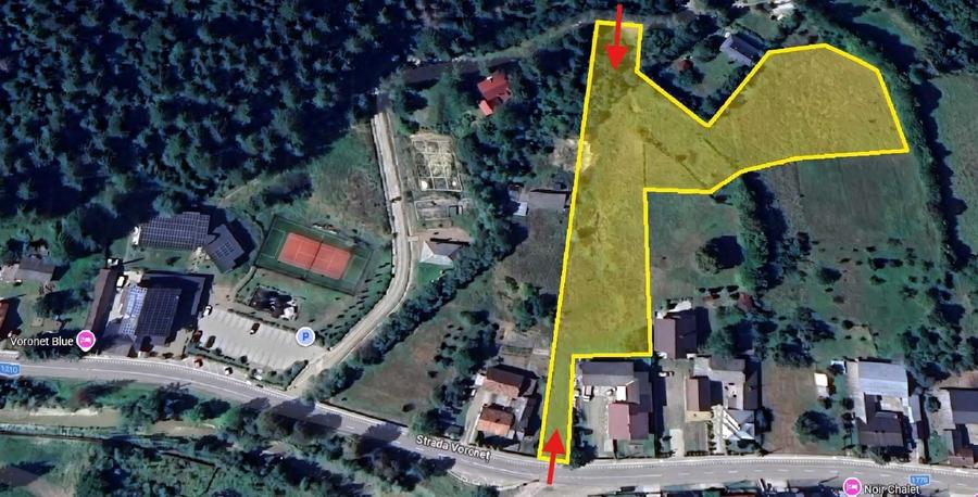 Teren de 8300 mp, în Voroneț