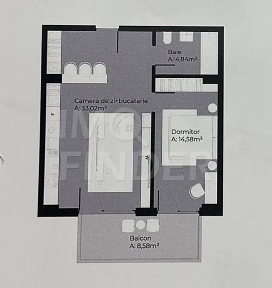 Vanzare apartament 2 camere, zona Soporului/Gheorgheni, imobil nou - 3