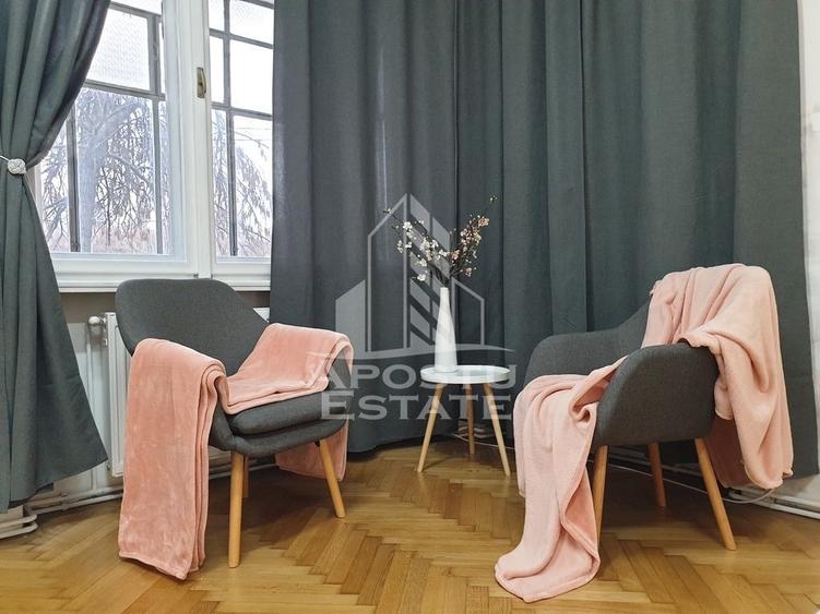 4 camere ultracentral, 132 mp + 2 terase complet renovat in Timisoara - 7