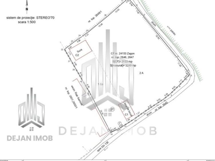 COMISION 0% | Teren intravilan | 3249mp | Zagon - 3