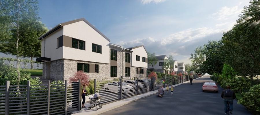 Casa tip duplex FINISATA, teren 400mp - la intrare in comuna Chinteni - 2