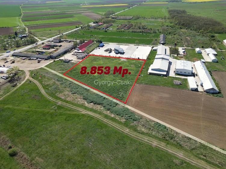 8853 mp. Teren imprejmuit - Salard