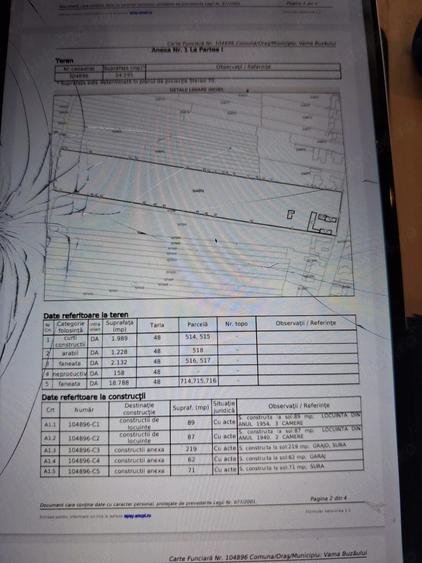 Teren de 24293 mp, în Vama Buzăului