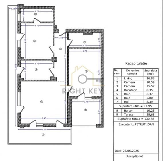 Apartament 3 camere in ansamblu nou/ 92 mp+ terasa 29mp/ Comision 0% - 16