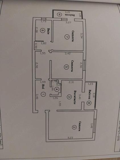 Proprietar, vand apartament 3 camere, decomandat, zona Dambovita - 1