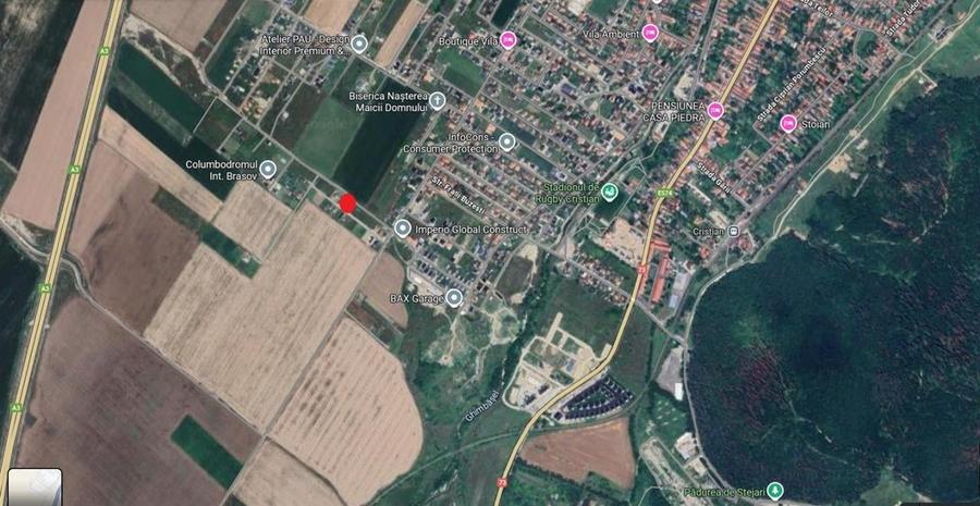 Teren intravilan granita Rasnov Cristian 890 mp - 3