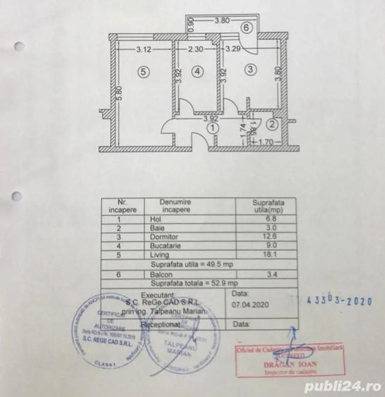 Apartament cu doua camere de vanzare Aparatorii Patriei - 6