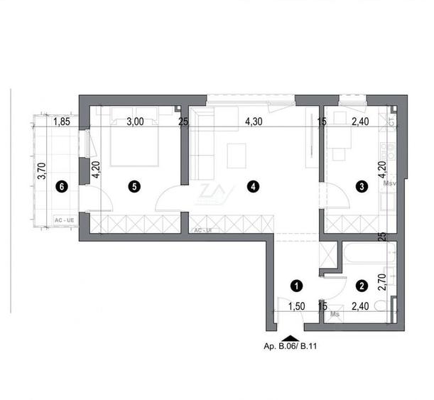 Bucatarie inchisa. Lift. Loc de parcare. - 8