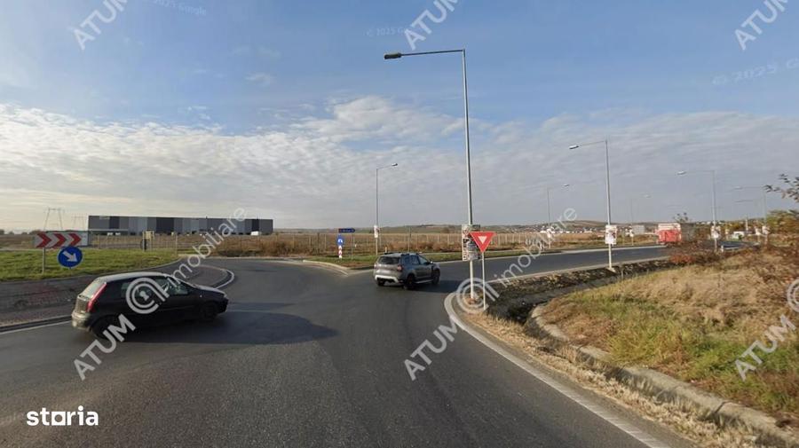 Teren intravilan industrial cu PUZ 19100 mp zona Hornbach din Sibiu - 3