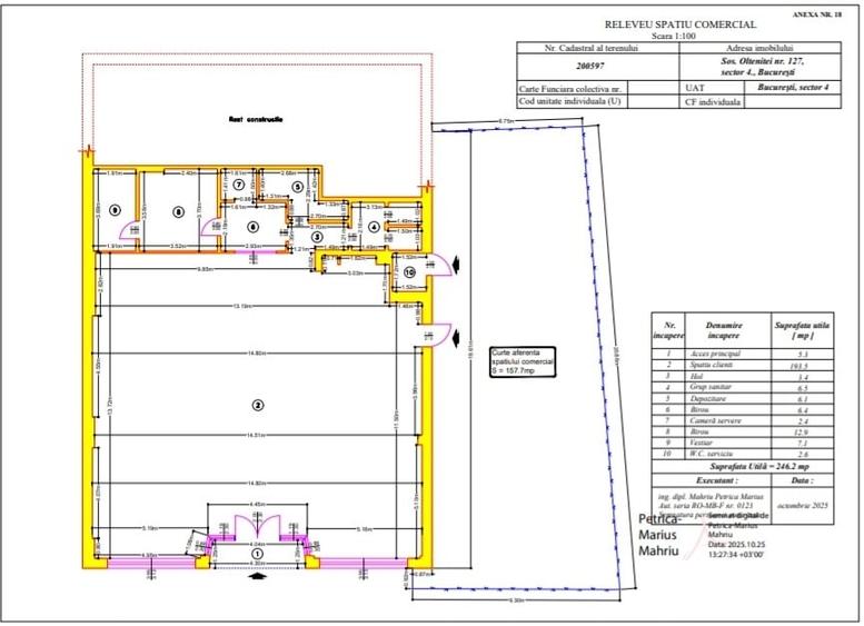Spatiu comercial stradal sos. Oltenitei 127 sect.4 Bucuresti open space cu curte - 5