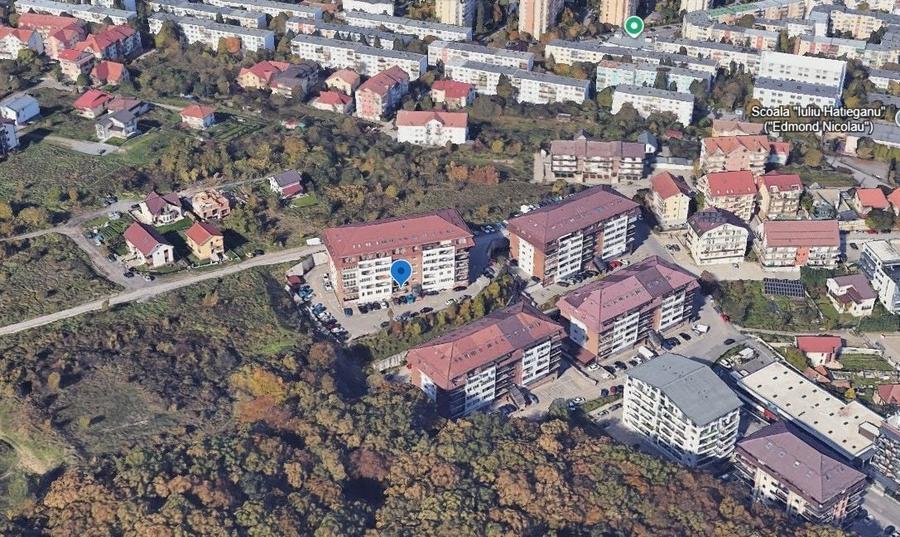 Apartament cu 2 camere semidecomandat, mobilat în Mănăștur