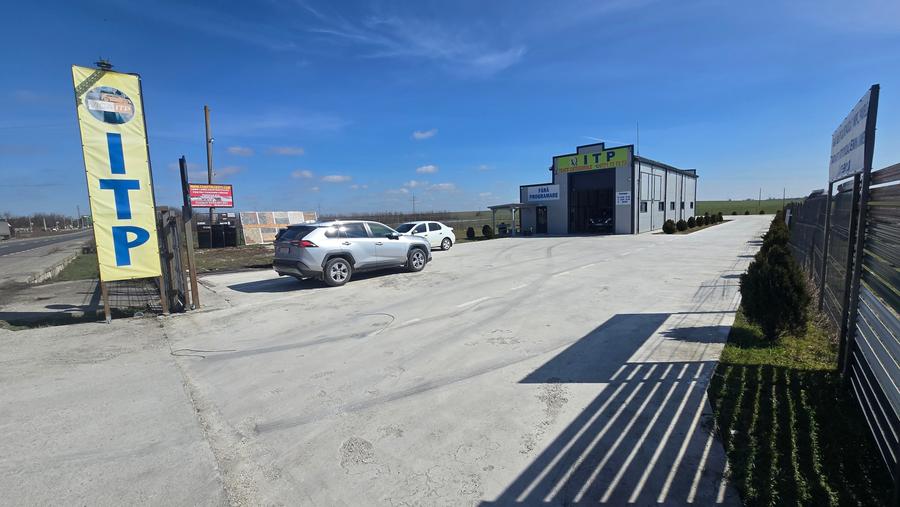 Stație ITP modernă de închiriat – DN București–Giurgiu | teren 2.200 mp | trafic - 2