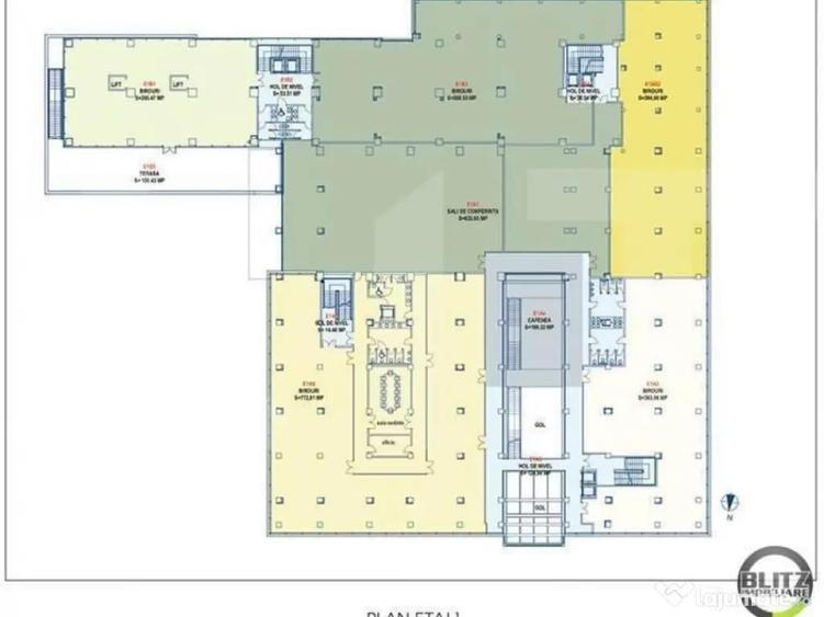 Spatiu open space in cladire Clasa A+ - 4