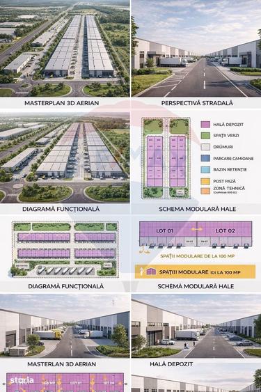 Hale industriale noi de inchiriat spatii modulare 100560 mp - 4