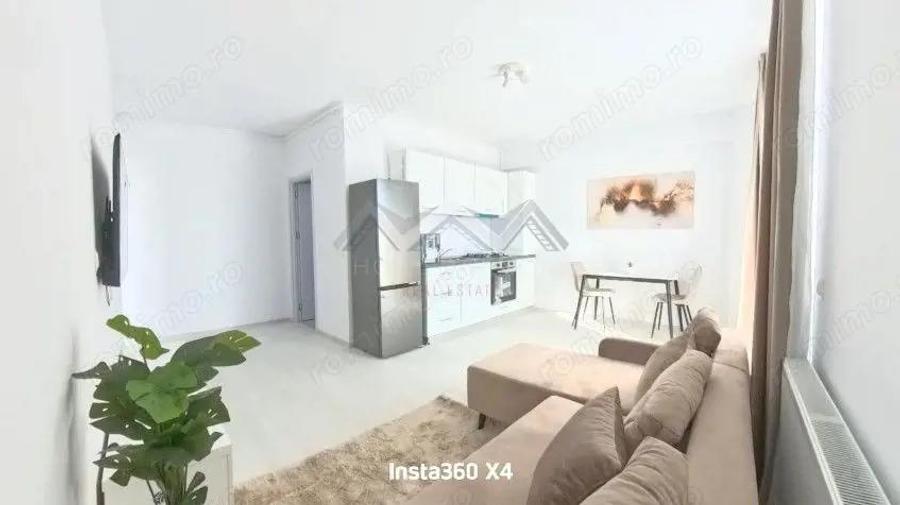 Apartament nou, mobilat, utilat, parcare si TVA incluse, comision 0 - 7