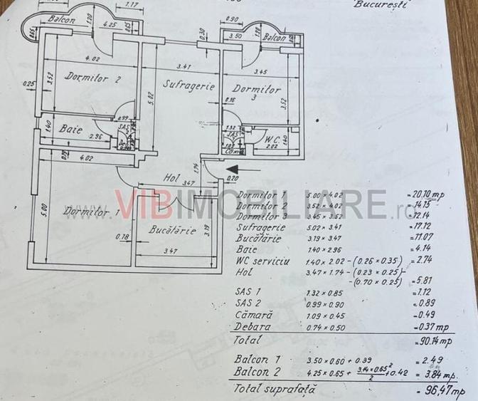 4 Camere - 13 Septembrie - Aleea Botorani - 13