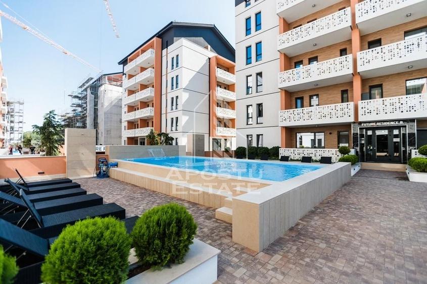 Apartament cu 3 camerere, mobilat de lux parcare subterana si piscina. - 23