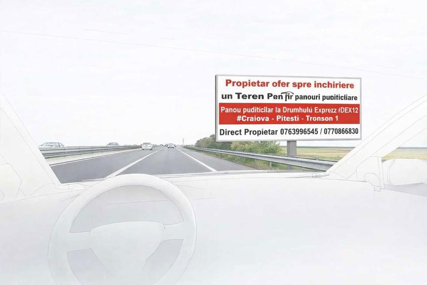 Teren de inchiriat Banner publicitar Totem Unipol - 8