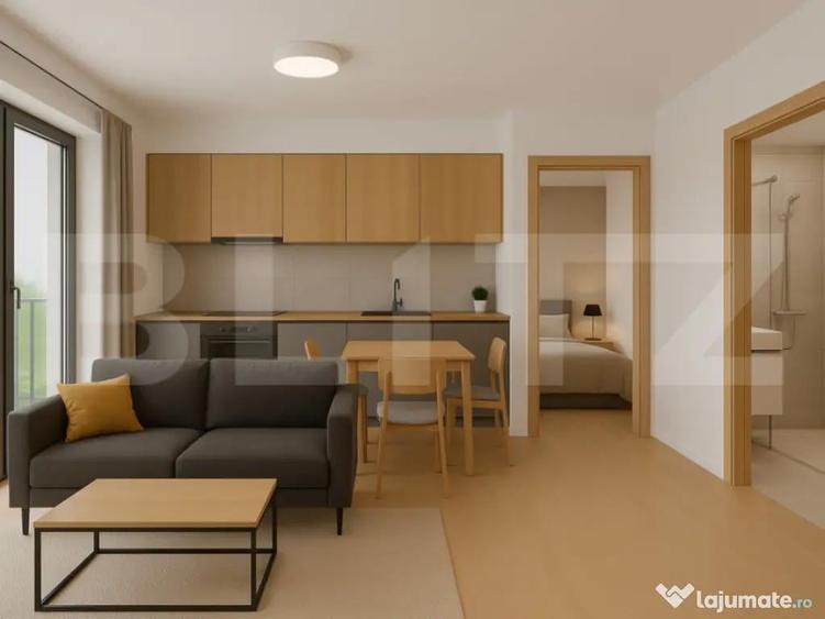 Apartament 2 camere, 44 mp, zona Centru - 4