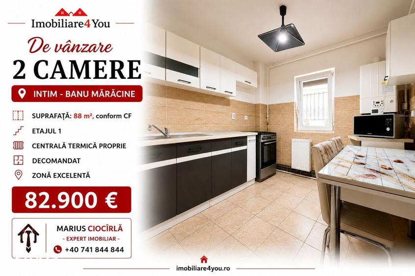 Apartament 2 camere | Decomandat | Etaj 1 | Centrala termica proprie - 4